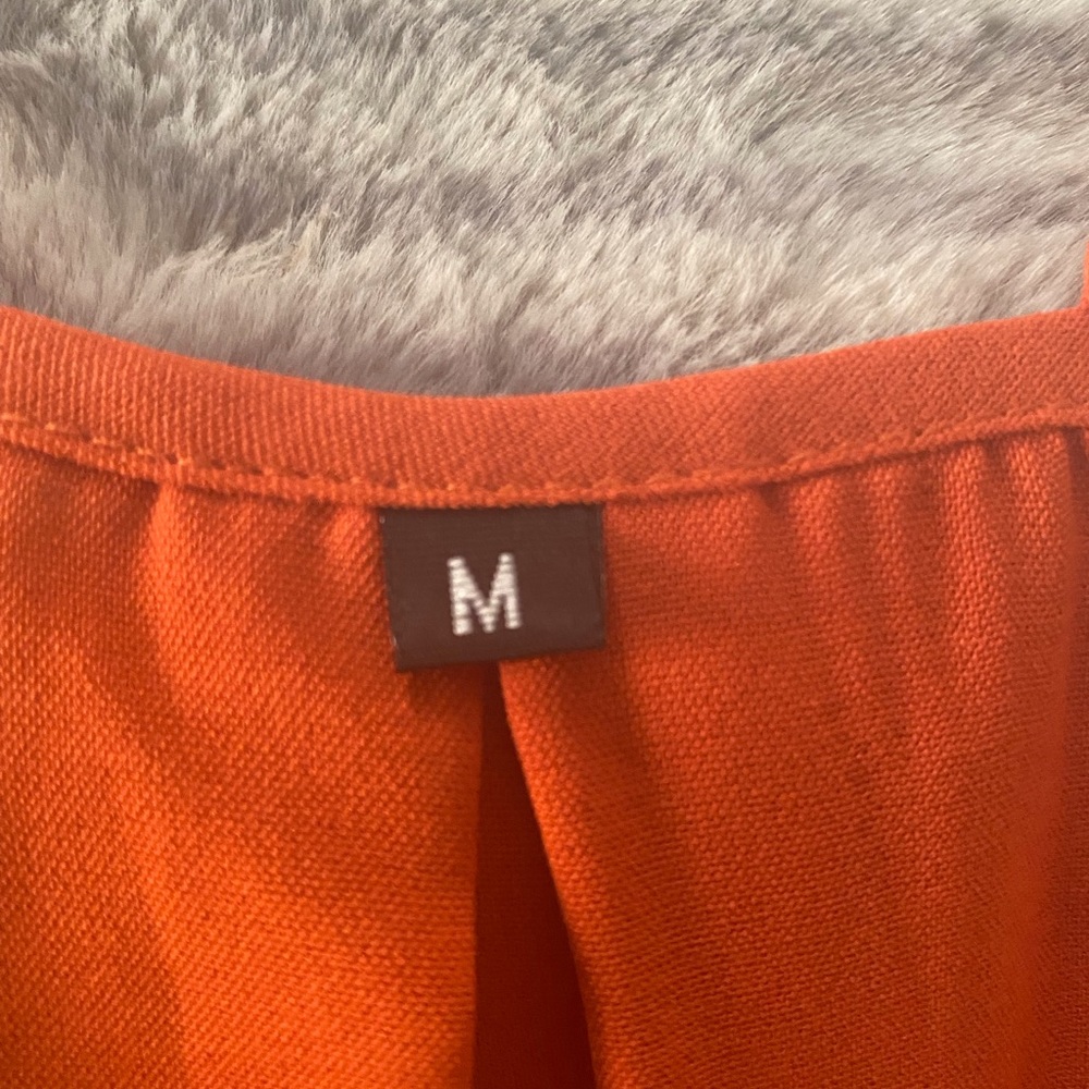 Flowy Orange Top - Picture 2 of 9